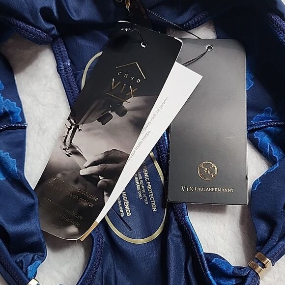 NWT VIX Paulahermanny Bia Tube Bottom Color Quizas Indigo Size XS - Picture 10 of 11